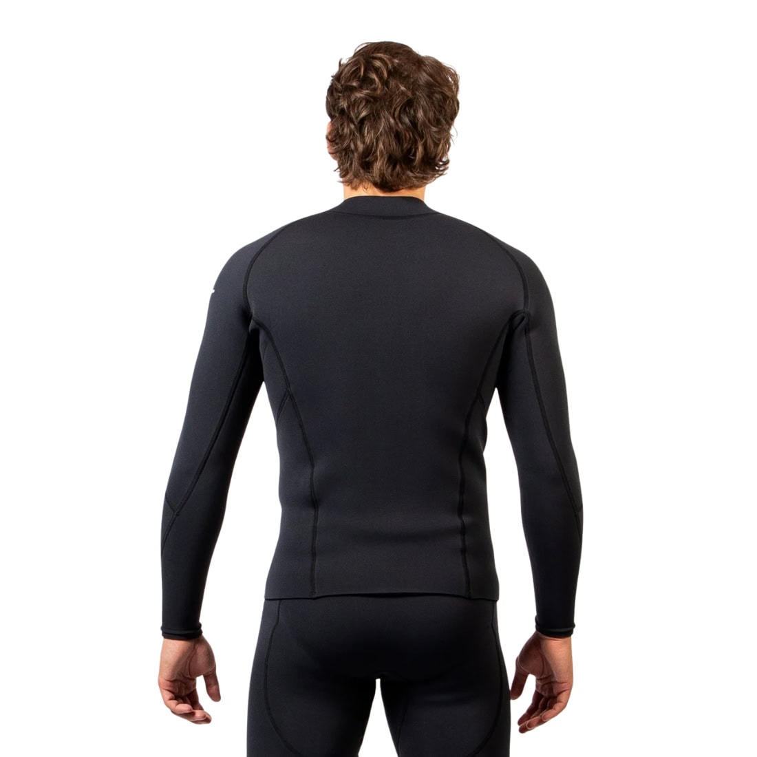 Gul Mens Response NatuR 3mm Front Zip Wetsuit Jacket - Black - Mens Wetsuit Top/Jacket by Gul