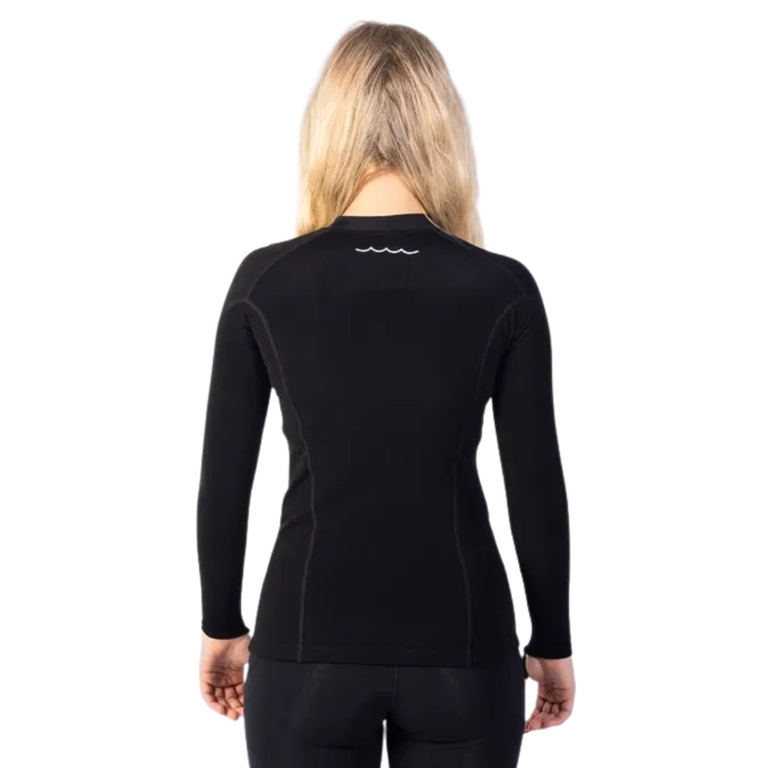 Gul Womens Evotherm Thermal Long Sleeve Rash Vest Top - Black - Womens Thermal Rash Vest by Gul