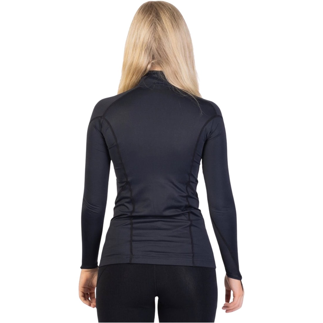Gul Womens UV Protection Long Sleeve Rash Vest Top - Black - Womens UV Rash Vest by Gul
