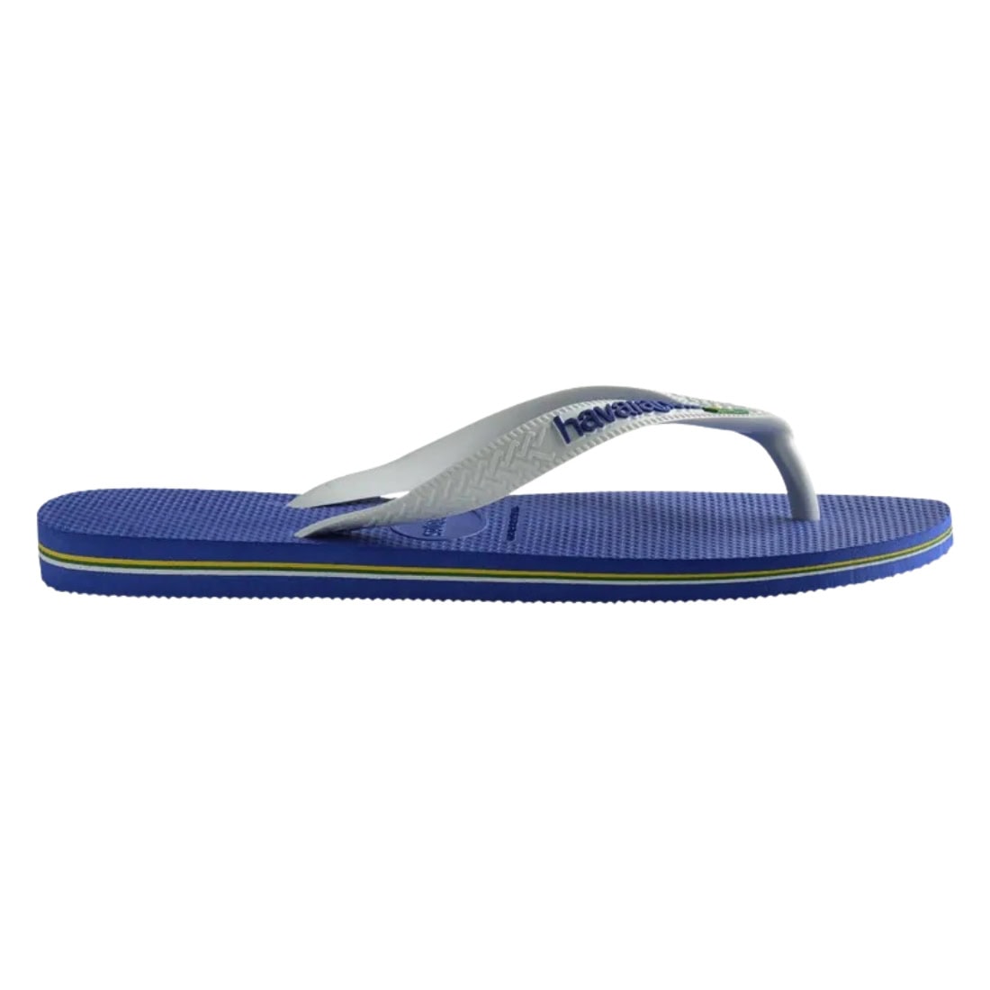 Havaianas Brasil Logo Flip Flop - Marine Blue - Mens Flip Flops by Havaianas