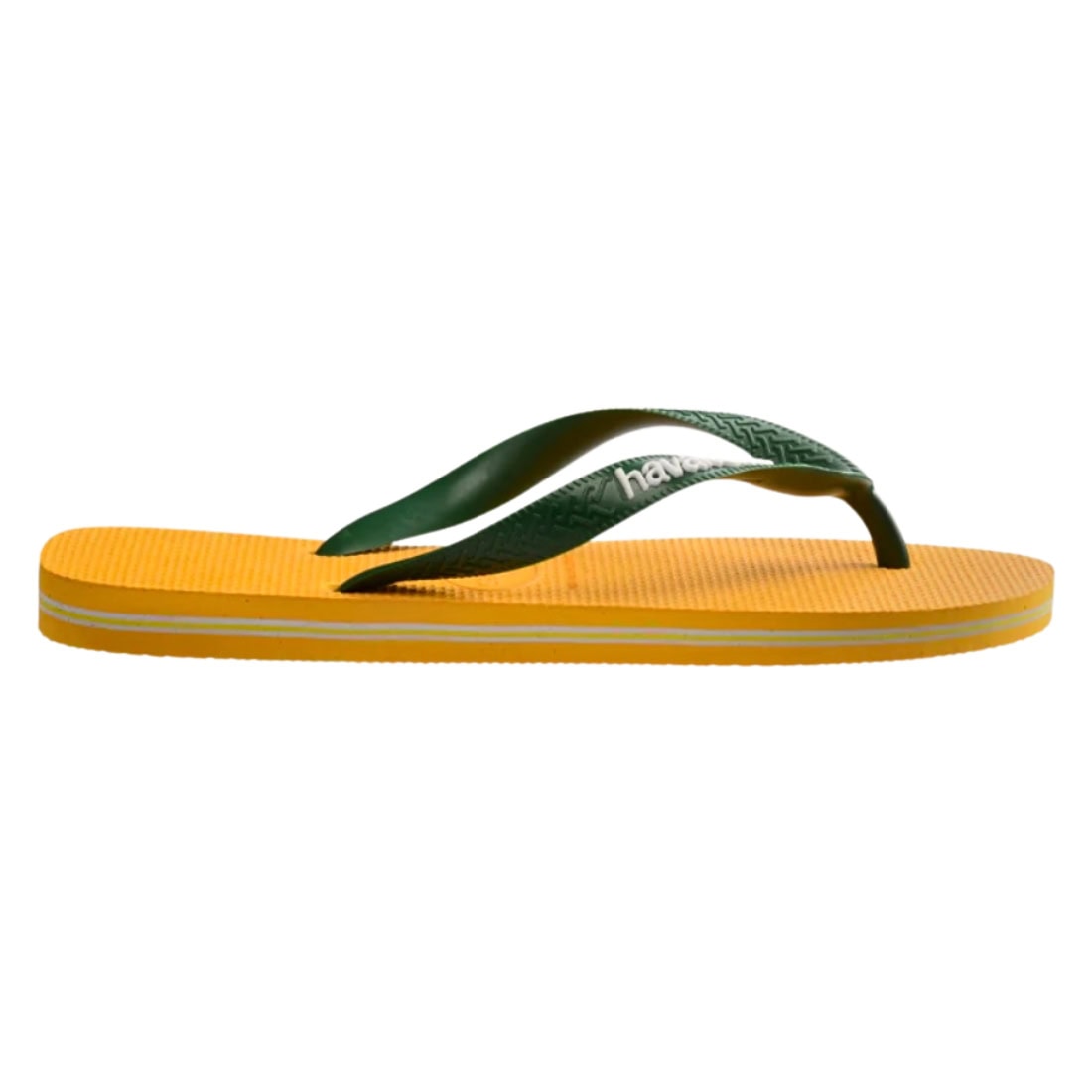 Havaianas Brasil Logo Flip Flop - Pop Yellow - Mens Flip Flops by Havaianas