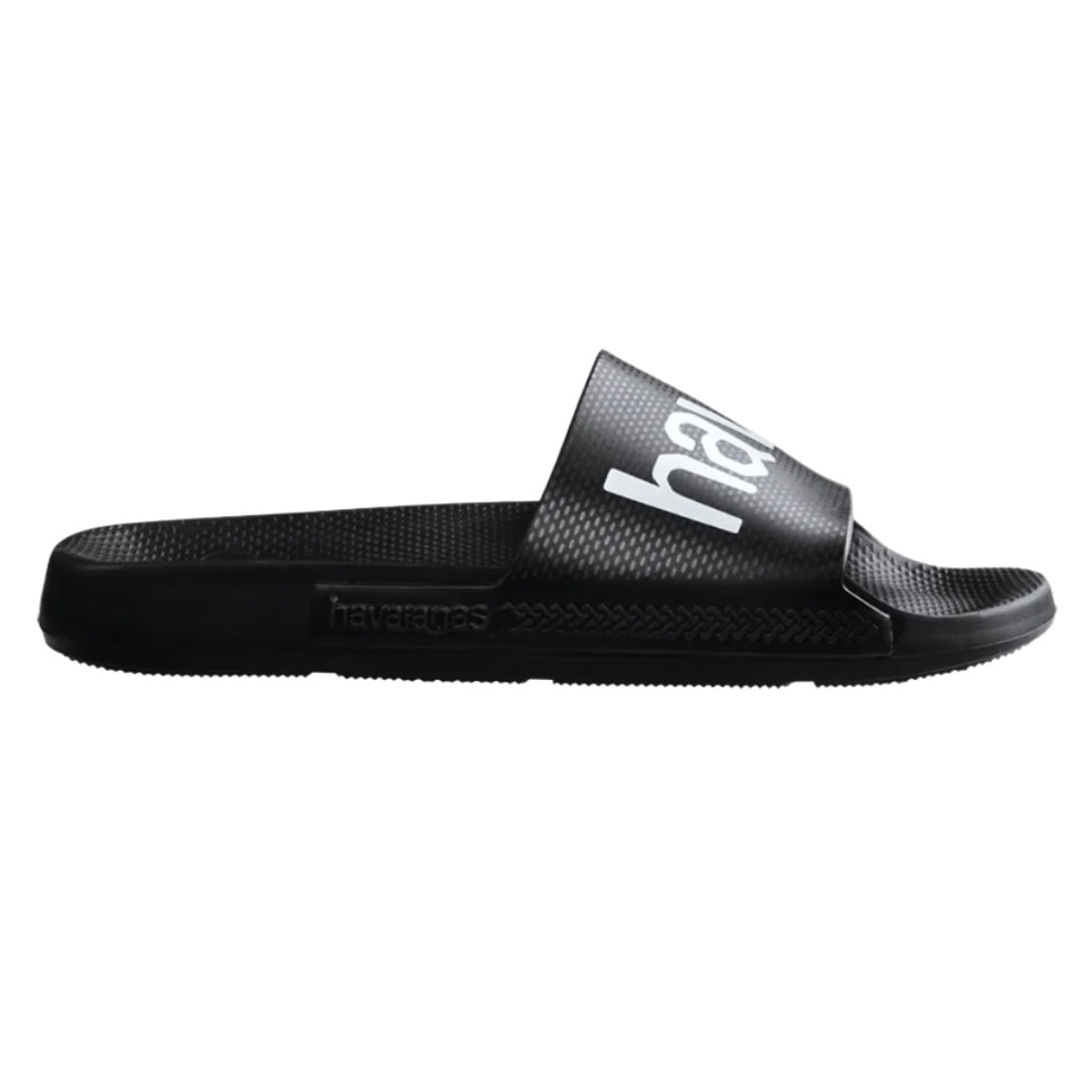 Havaianas Classic Logomania Slides - Black/Black - Mens Flip Flops by Havaianas