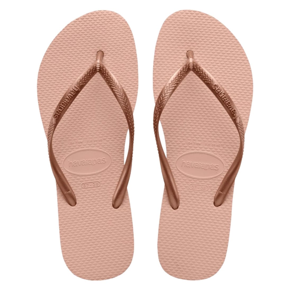 Havaianas Womens Slim Flip Flop Sandals - Ballet Rose - Womens Flip Flops by Havaianas