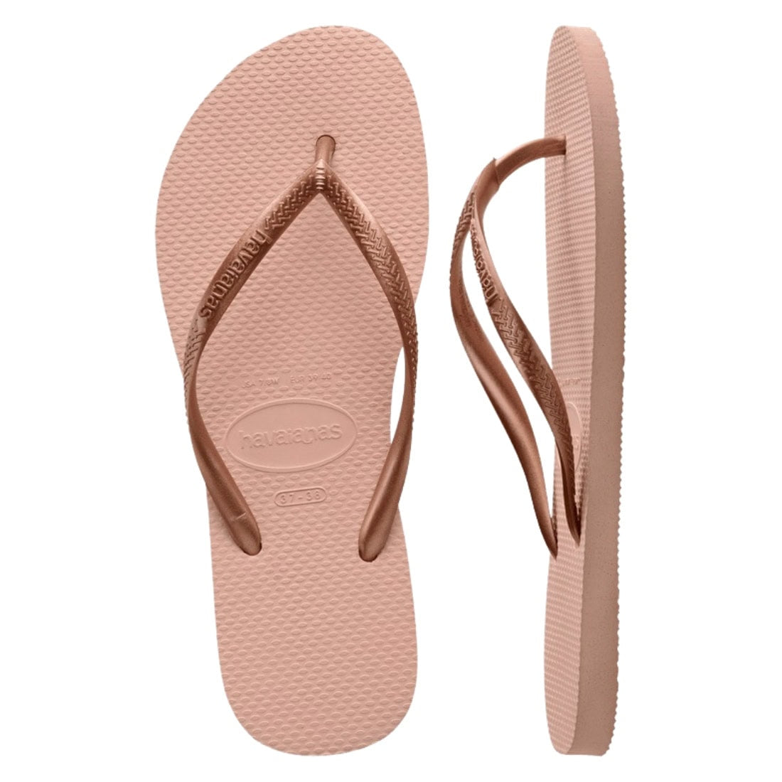 Havaianas Womens Slim Flip Flop Sandals - Ballet Rose - Womens Flip Flops by Havaianas