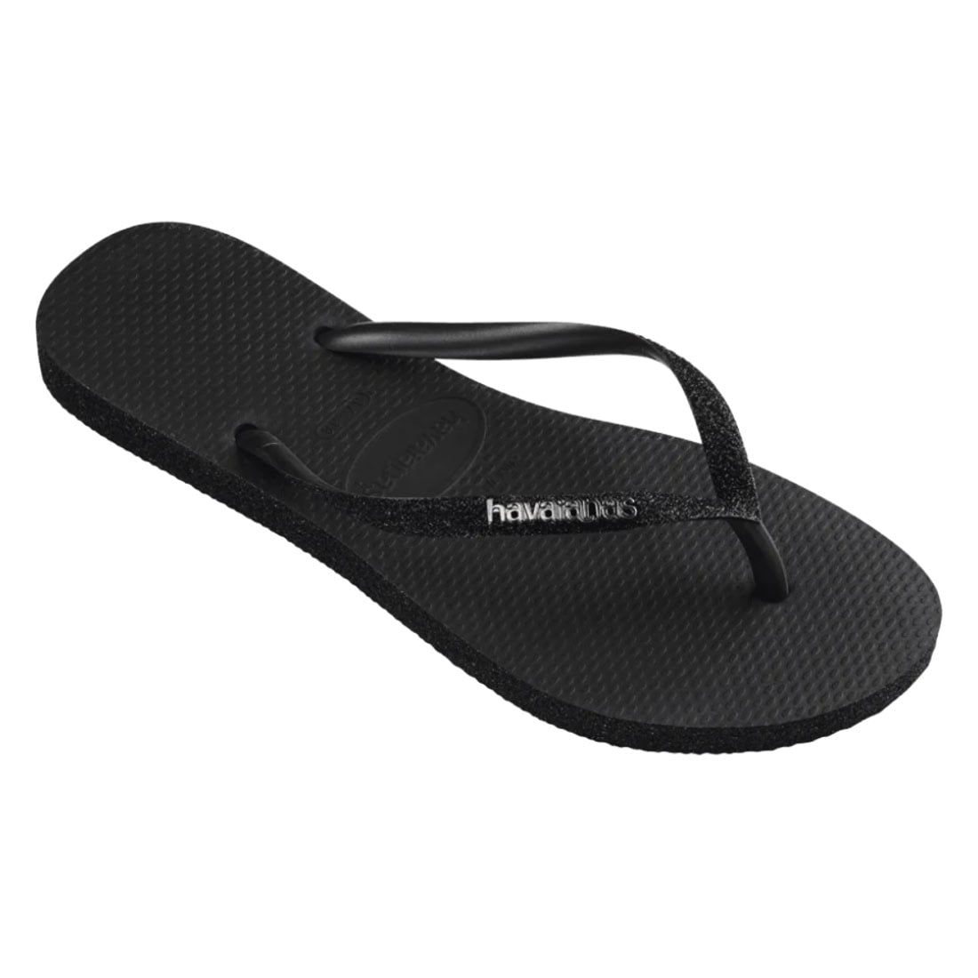 Havaianas Womens Sparkle Me II Flip Flop Sandals - Black - Womens Flip Flops by Havaianas
