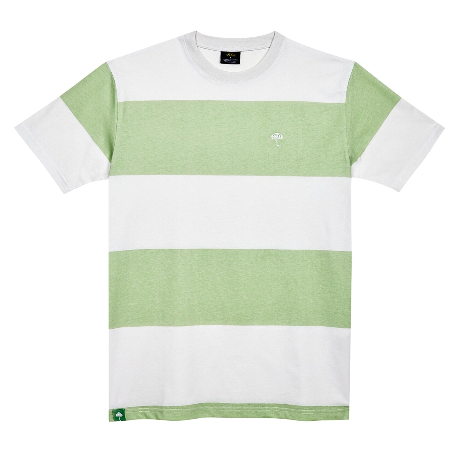 Helas Bateau T-Shirt - White/Pastel Green