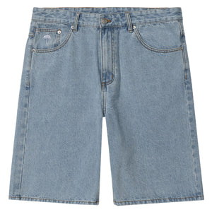 Helas Classic Denim Shorts - Washed Light Blue - Mens Denim Shorts by Helas