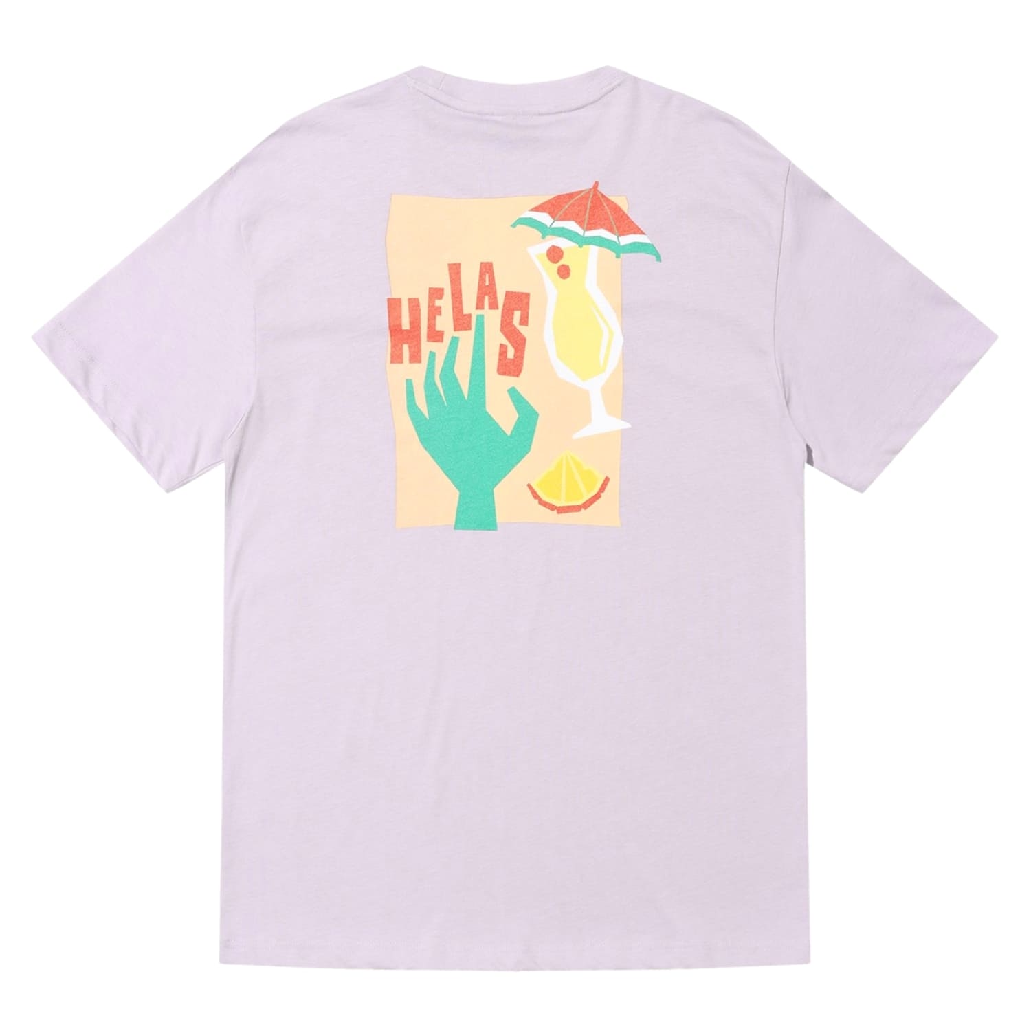 Helas Cocktail T-Shirt - Lilac - Mens Skate Brand T-Shirt by Helas