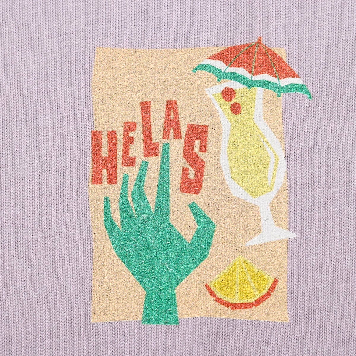 Helas Cocktail T-Shirt - Lilac - Mens Skate Brand T-Shirt by Helas