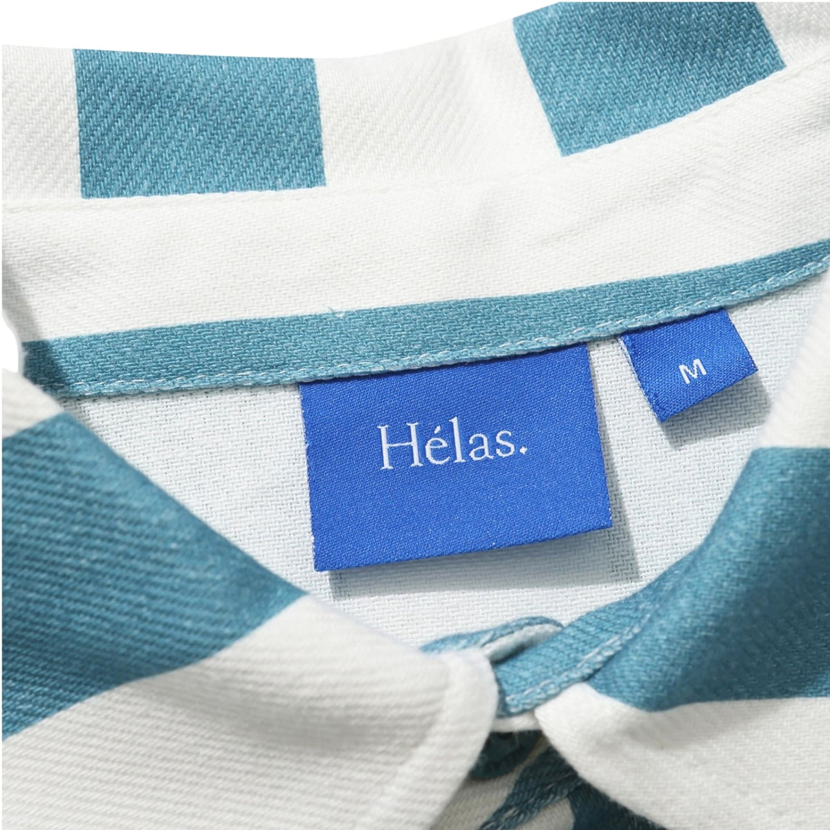 Helas Liner Longsleeve Shirt - White/Blue - Mens Casual Shirt by Helas