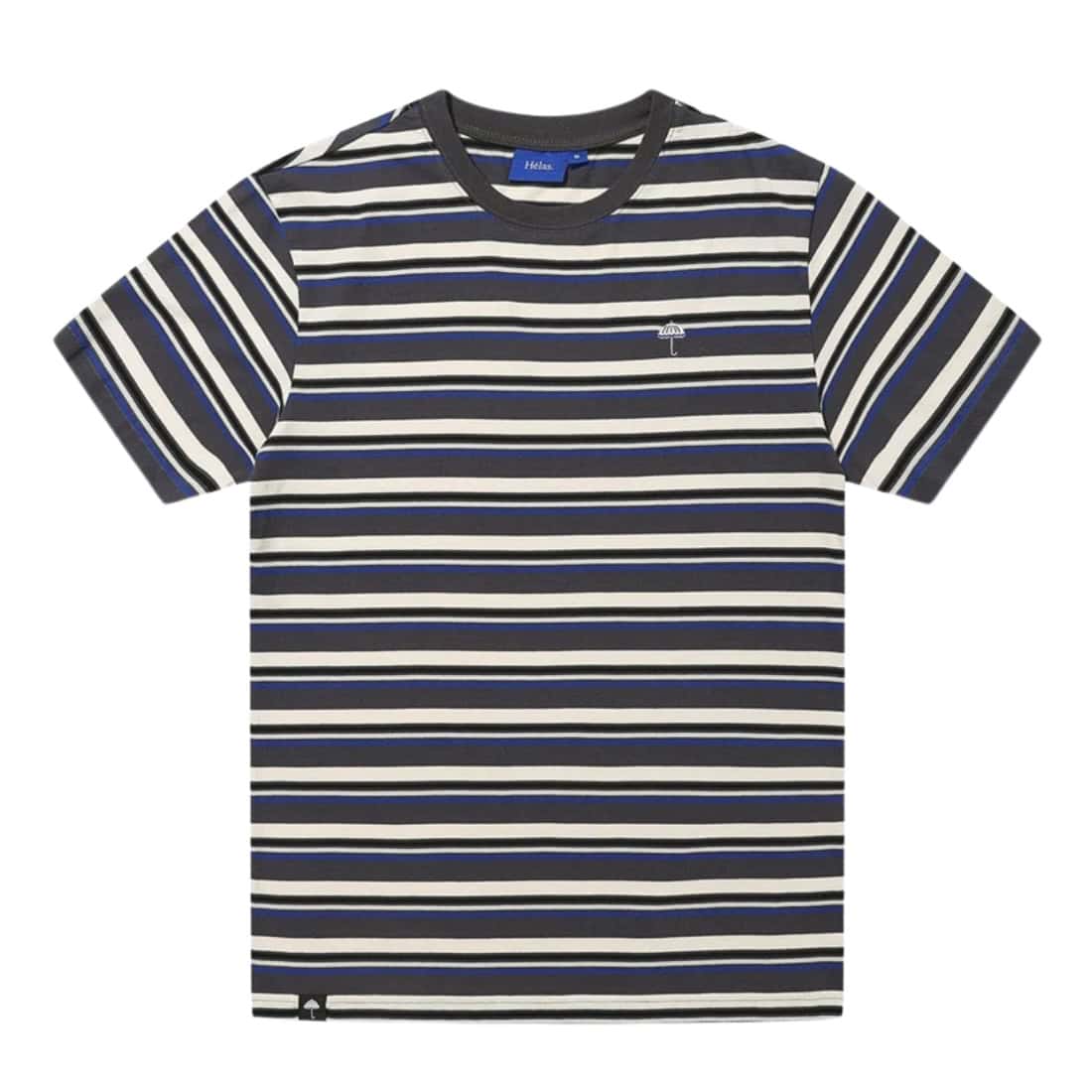 Helas Rayo Stripped T-Shirt - Grey - Mens Graphic T-Shirt by Helas