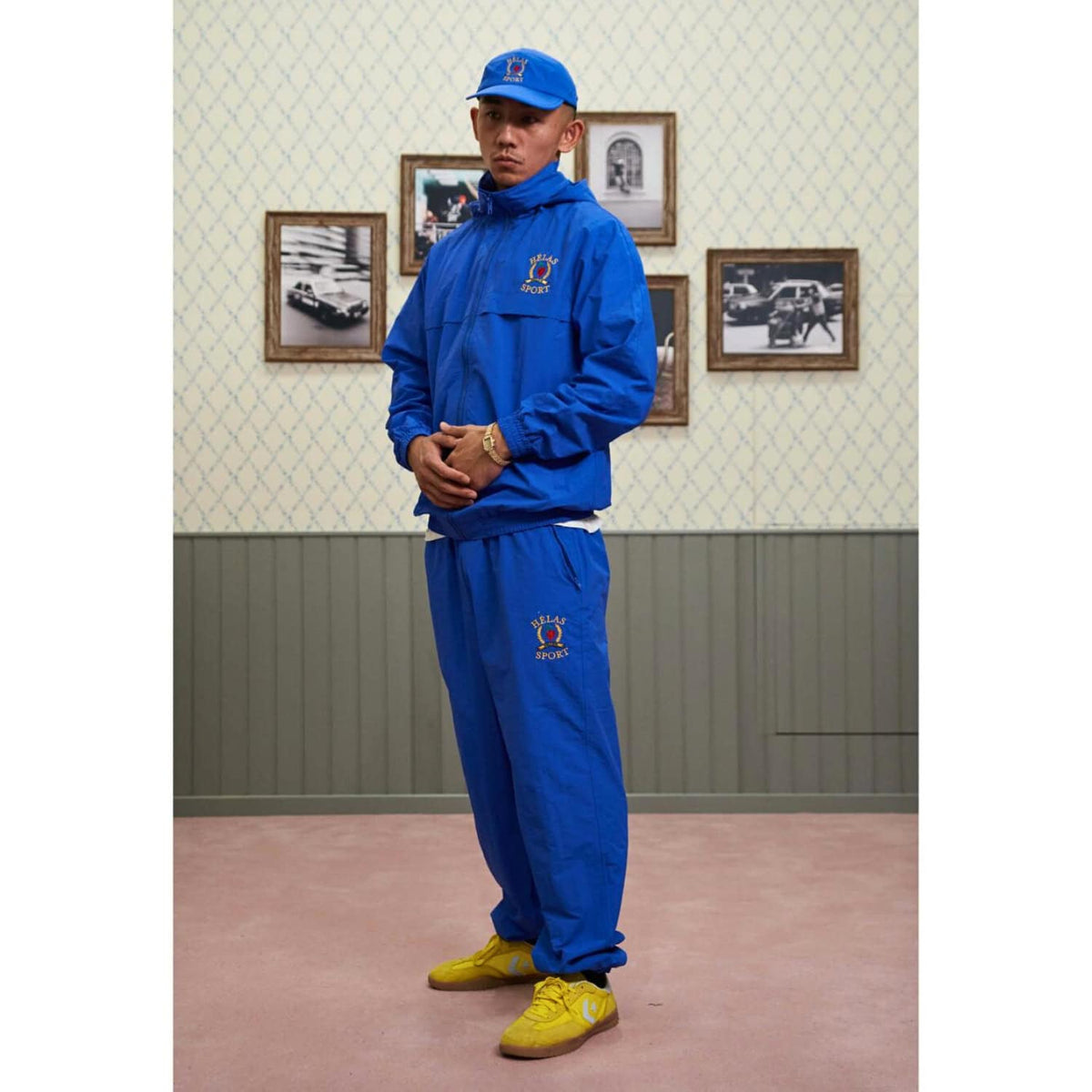 Helas Sport Tracksuit Jacket - Blue - Mens Casual Jacket by Helas