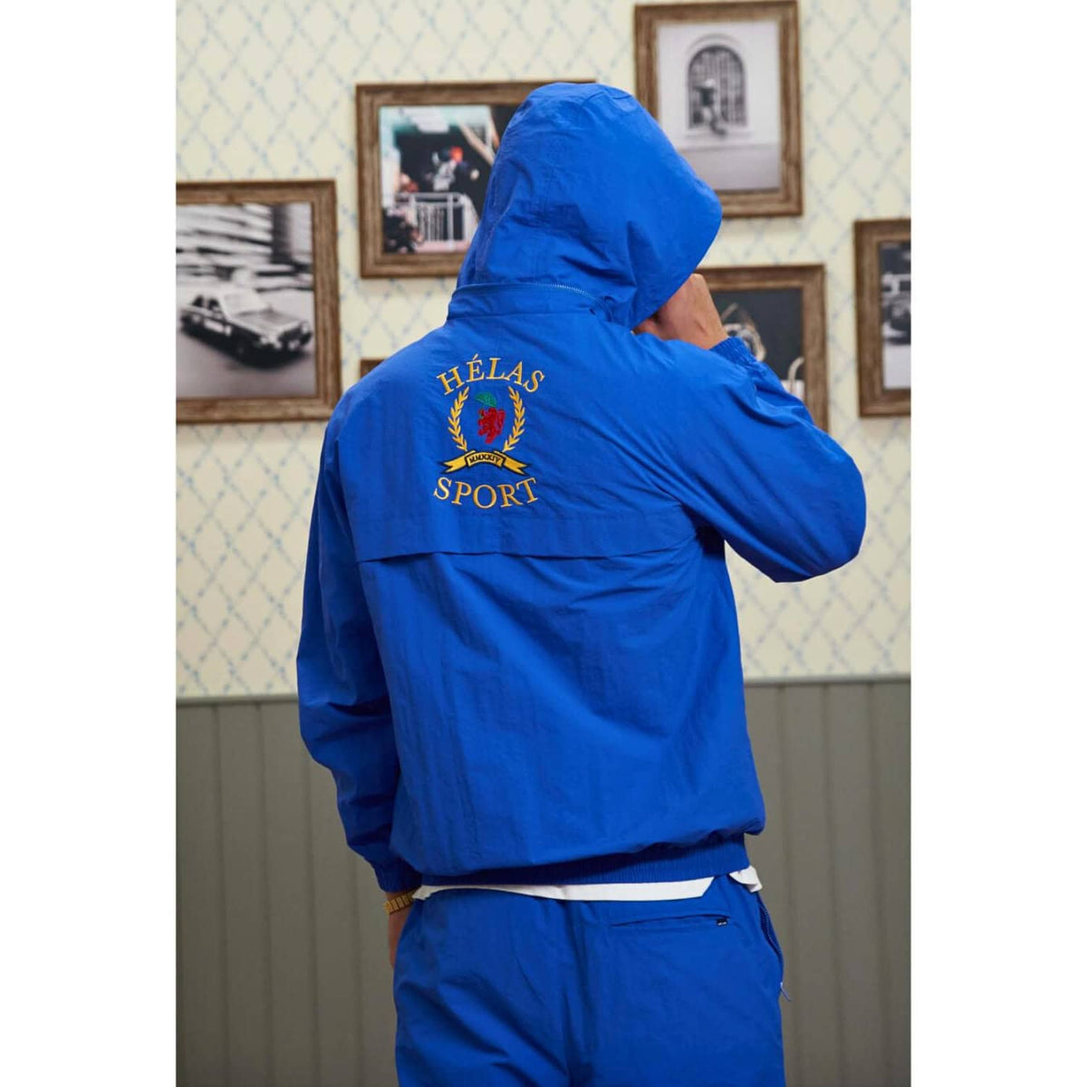 Helas Sport Tracksuit Jacket - Blue - Mens Casual Jacket by Helas