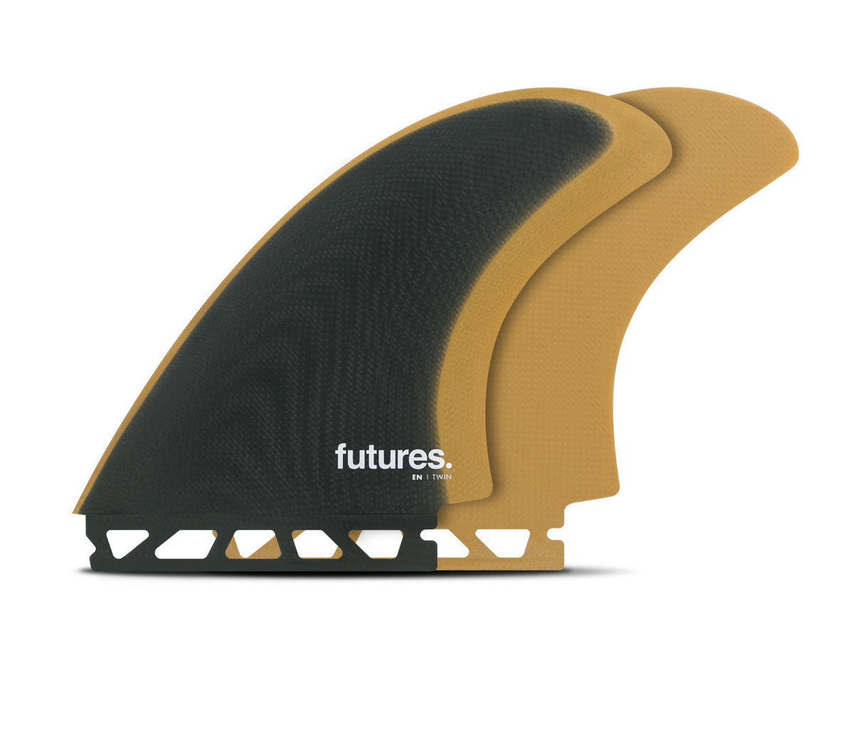 Futures EN Twin Surfboard Fins - Teal - Futures Fins by Futures Specialised Fins