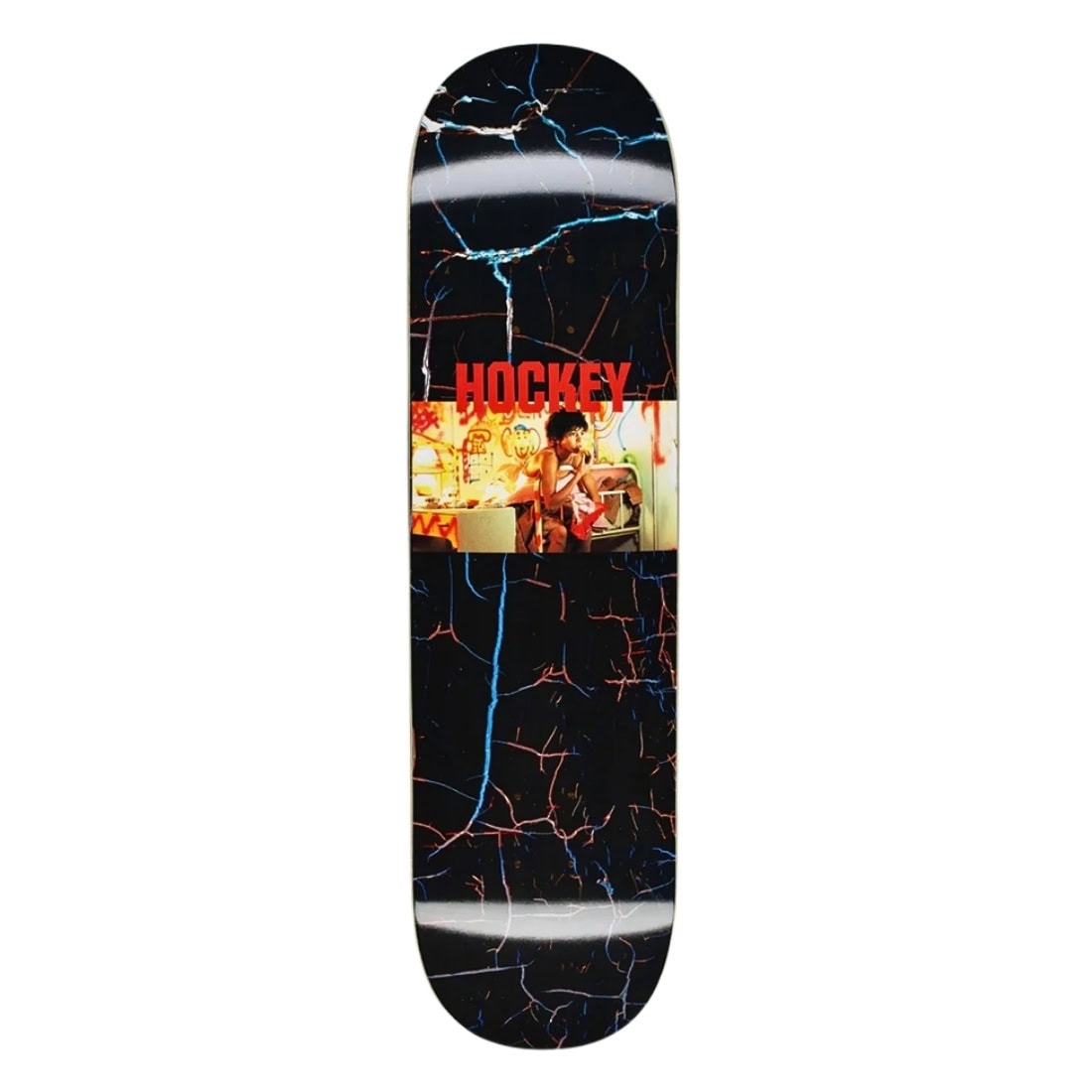 Hockey 8.44" Nikita Nik Stain Deck - Black - Skateboard Deck by Hockey 8.44 inch