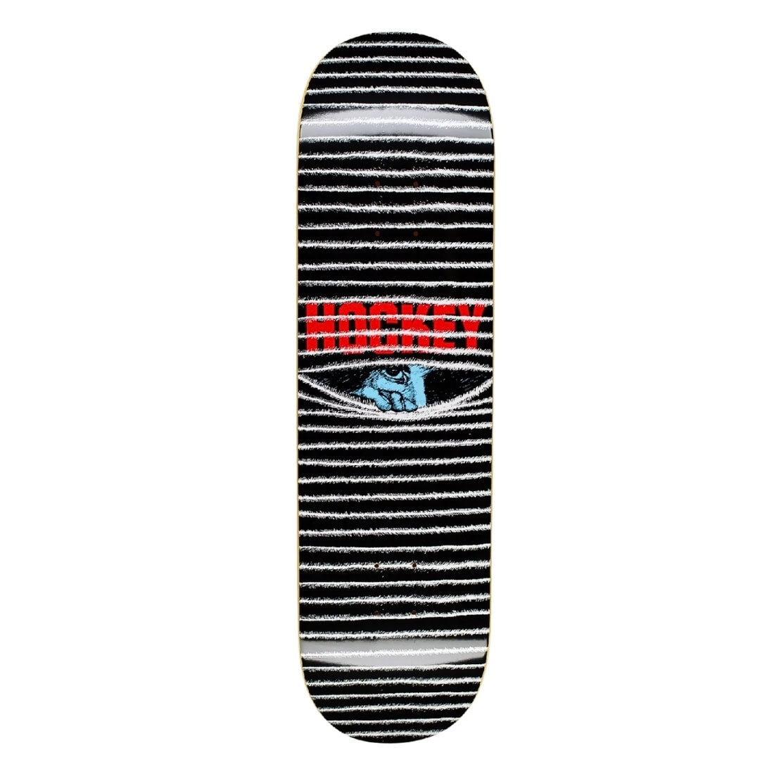Hockey 8.6" Observation John Fitzgerald Deck - Black - Skateboard Deck by Hockey 8.6 inch