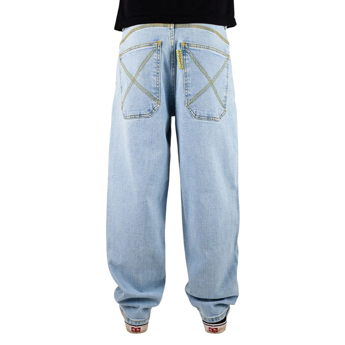 Home Boy X-Tra Baggy Denim - Moon - Mens Relaxed/Loose Denim Jeans by Home Boy