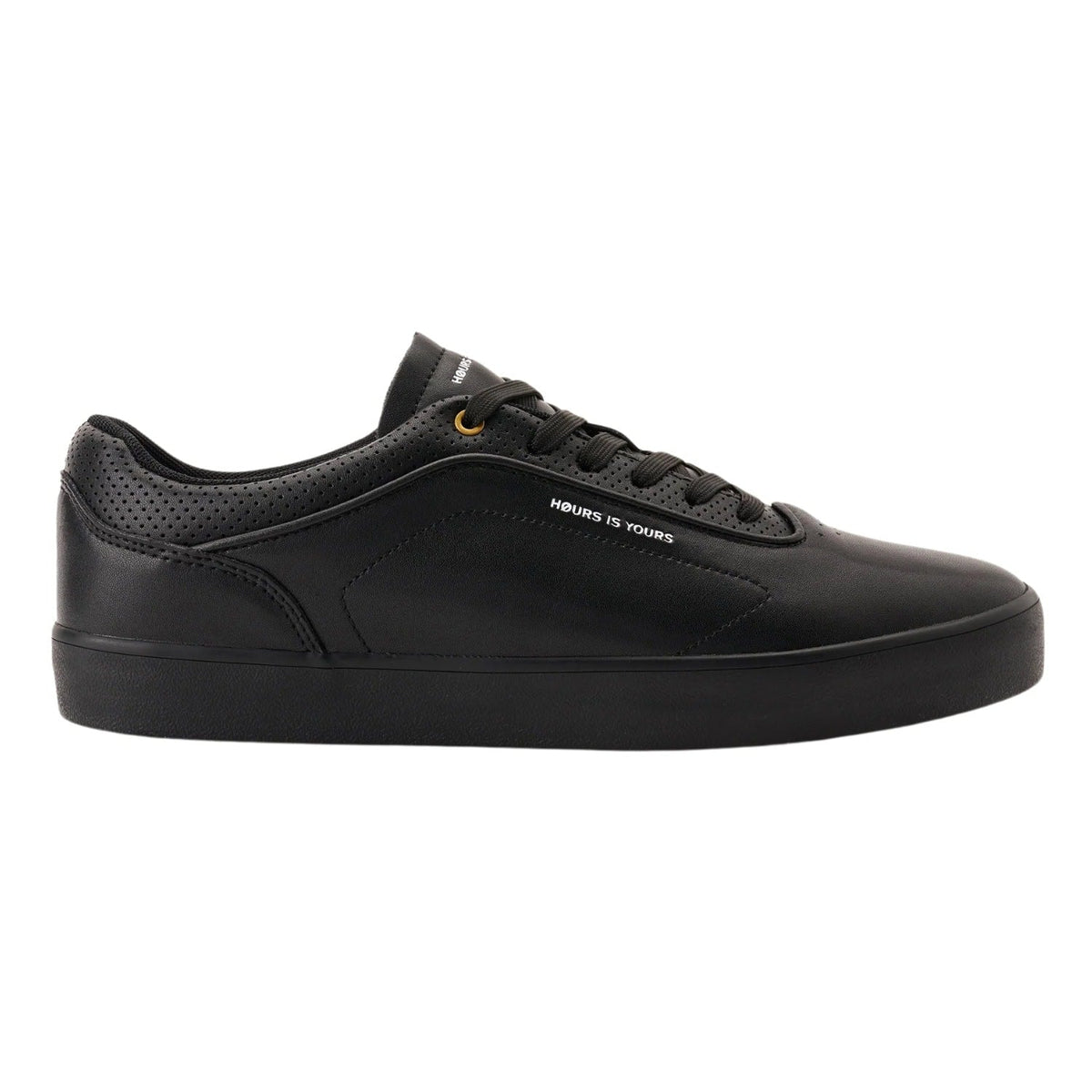 Høurs Is Yours Herman Code V2 Skate Shoes - Black Leather - Mens Skate Shoes by Høurs is Yours