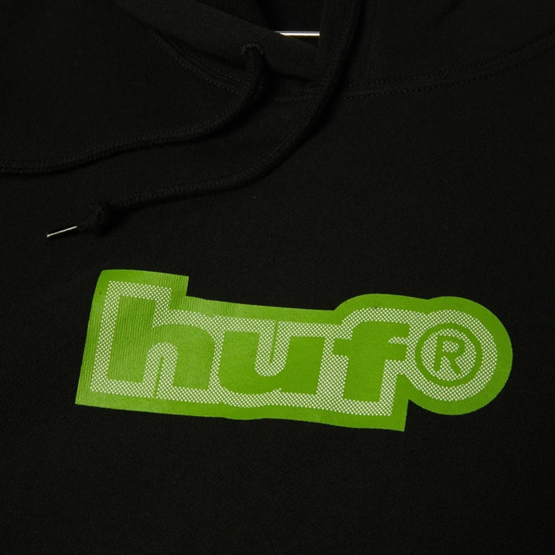 Huf 89 Outline Pullover Hoodie - Black - Mens Pullover Hoodie by Huf