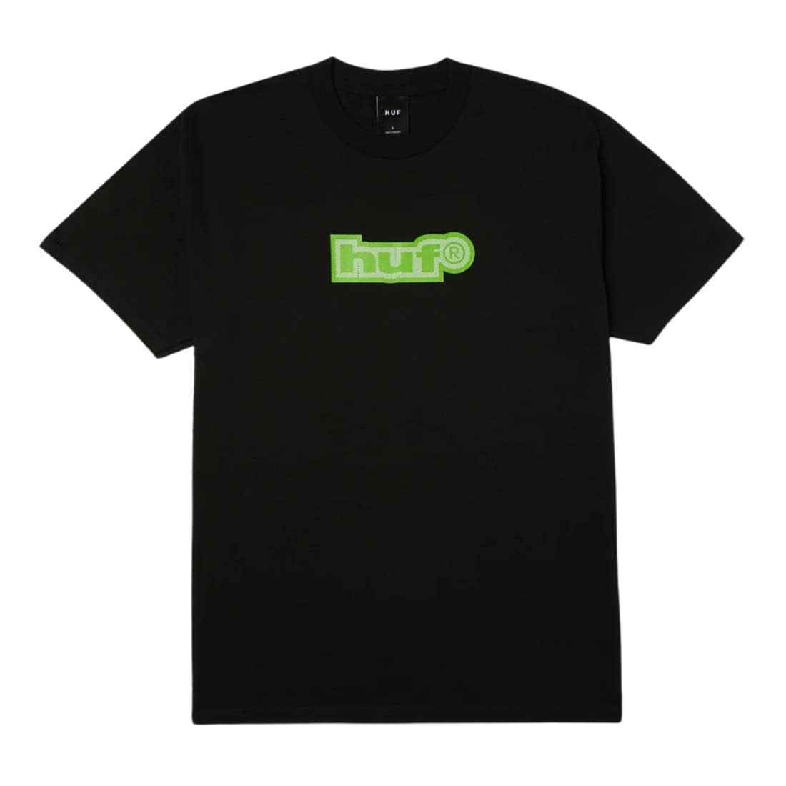 Huf 89 Outline T-Shirt - Black - Mens Graphic T-Shirt by Huf