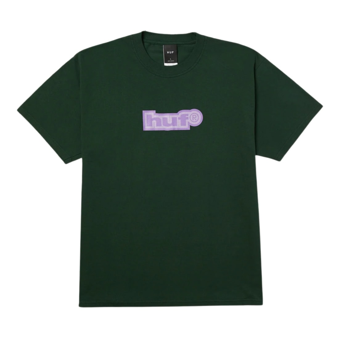 Huf 89 Outline T-Shirt - Forest Green - Mens Graphic T-Shirt by Huf