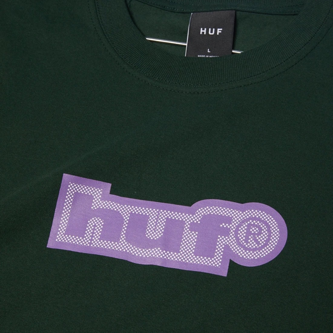 Huf 89 Outline T-Shirt - Forest Green - Mens Graphic T-Shirt by Huf