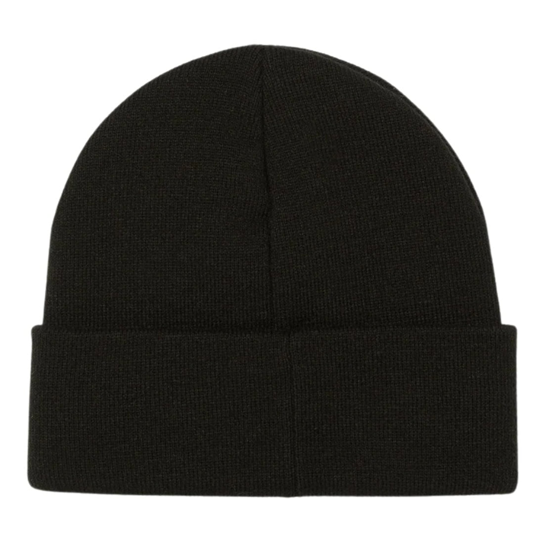 Huf All Caps Cuff Beanie - Black - Fold Beanie by Huf