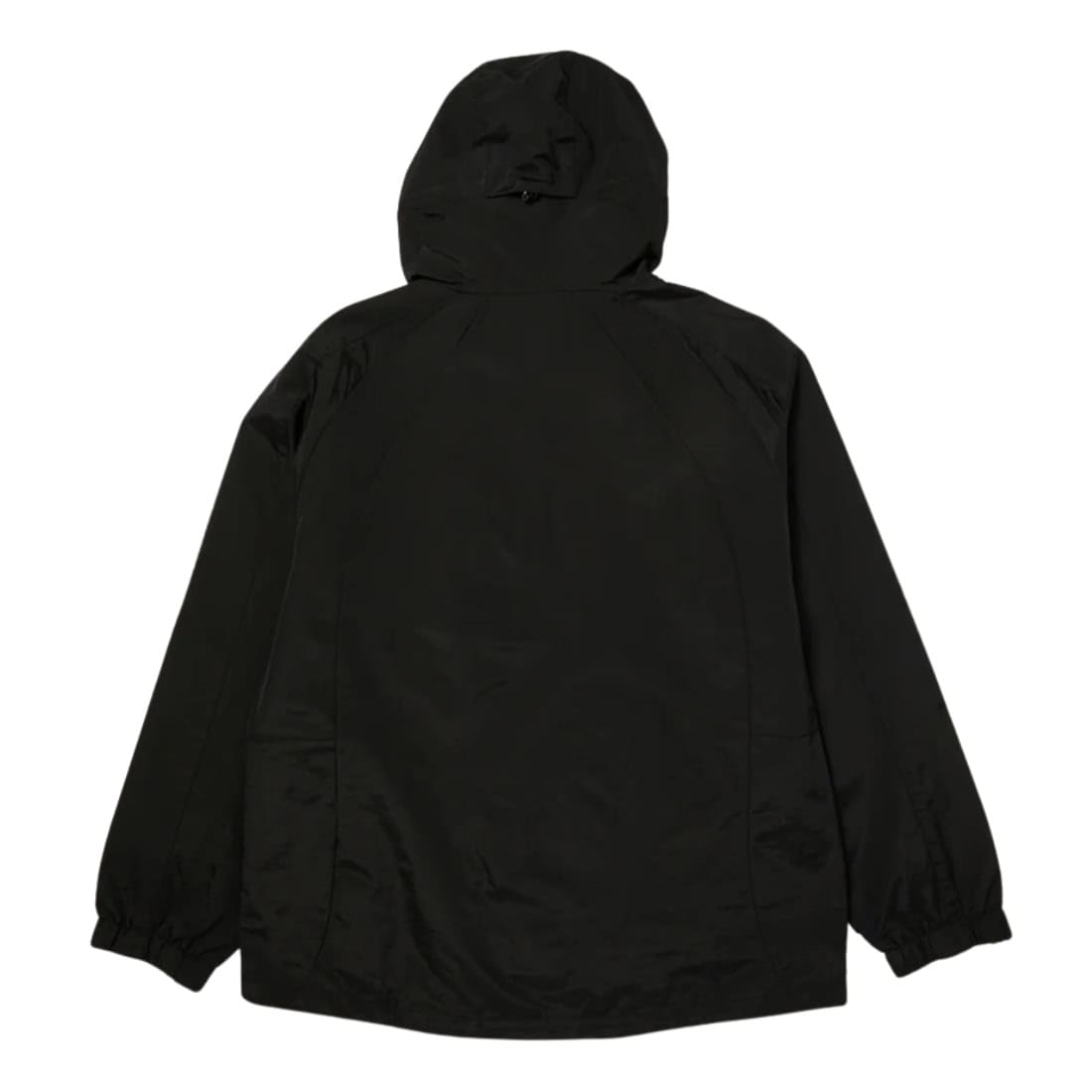 Huf All Caps Shell Jacket - Black - Mens Windbreaker/Rain Jacket by Huf