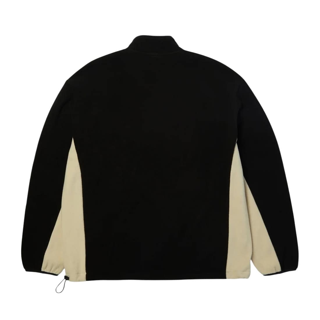 Huf Basecamp Quarter Zip Polar Fleece - Black - Mens Pullover Hoodie by Huf