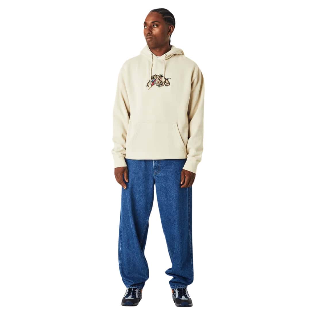 Huf Bledsoe Pullover Hoodie - Stone - Mens Pullover Hoodie by Huf