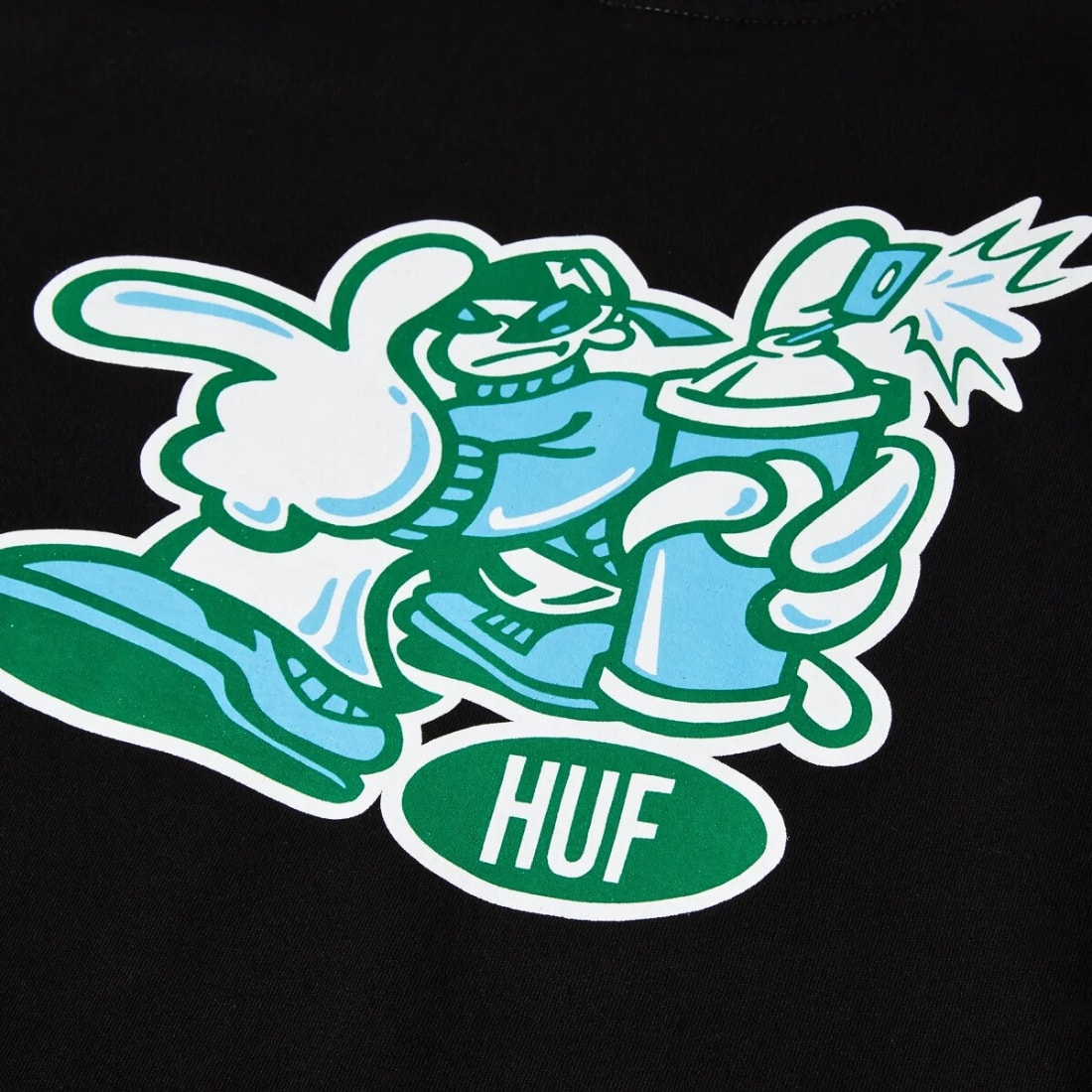 Huf Burner T-Shirt - Black