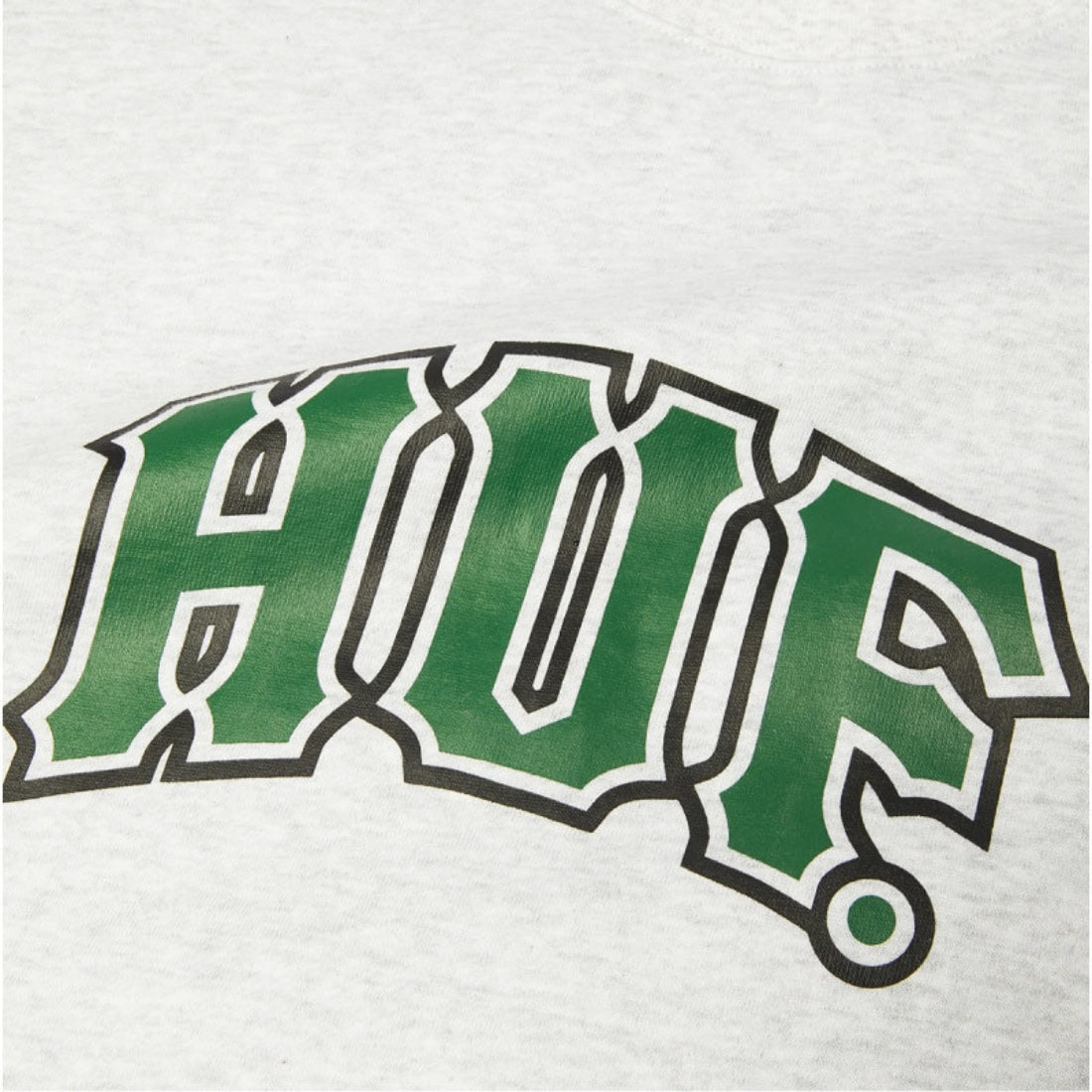 Huf Classic Arch Crew - Heather Grey - Mens Crew Neck Sweatshirt by Huf