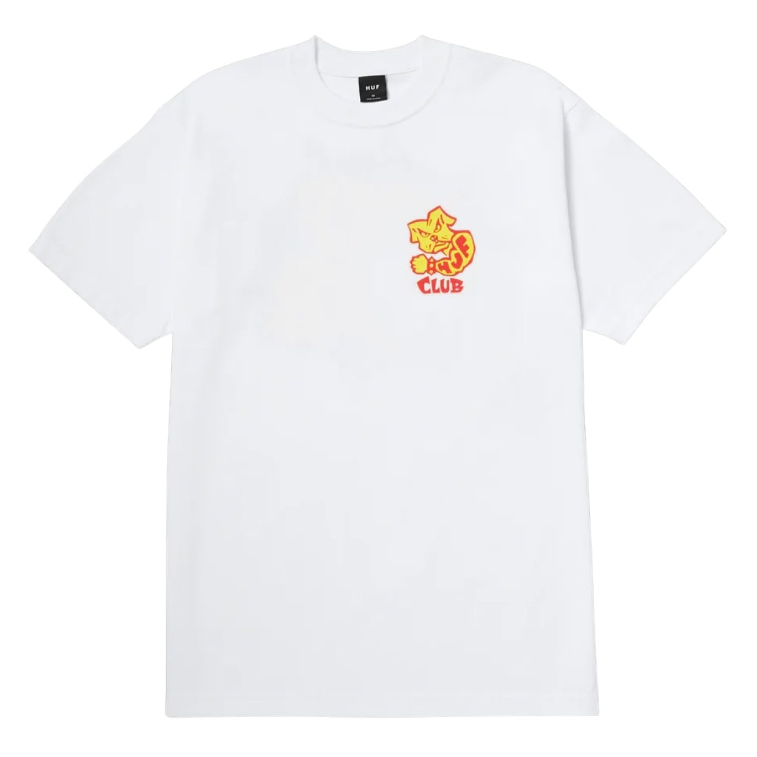 Huf Club T-Shirt - White - Mens Graphic T-Shirt by Huf