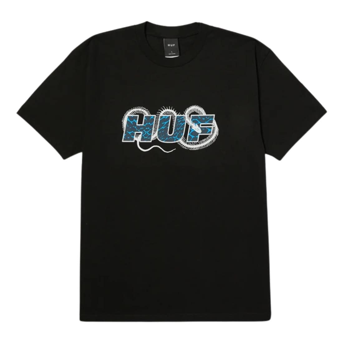 Huf Cobra T-Shirt - Black - Mens Graphic T-Shirt by Huf