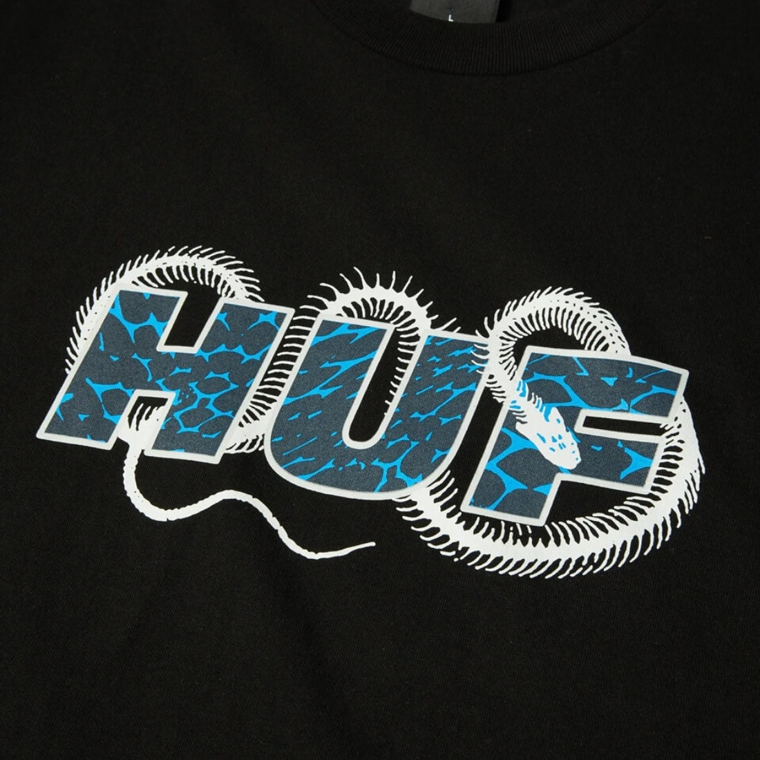 Huf Cobra T-Shirt - Black - Mens Graphic T-Shirt by Huf
