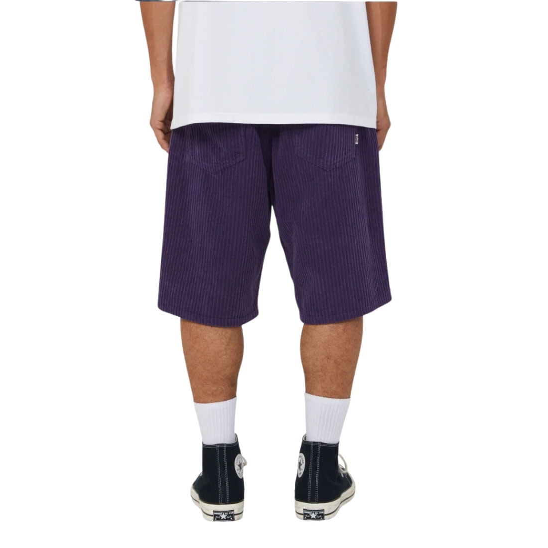 Huf Cromer Corduroy Shorts - Dark Berry - Mens Walk Shorts by Huf