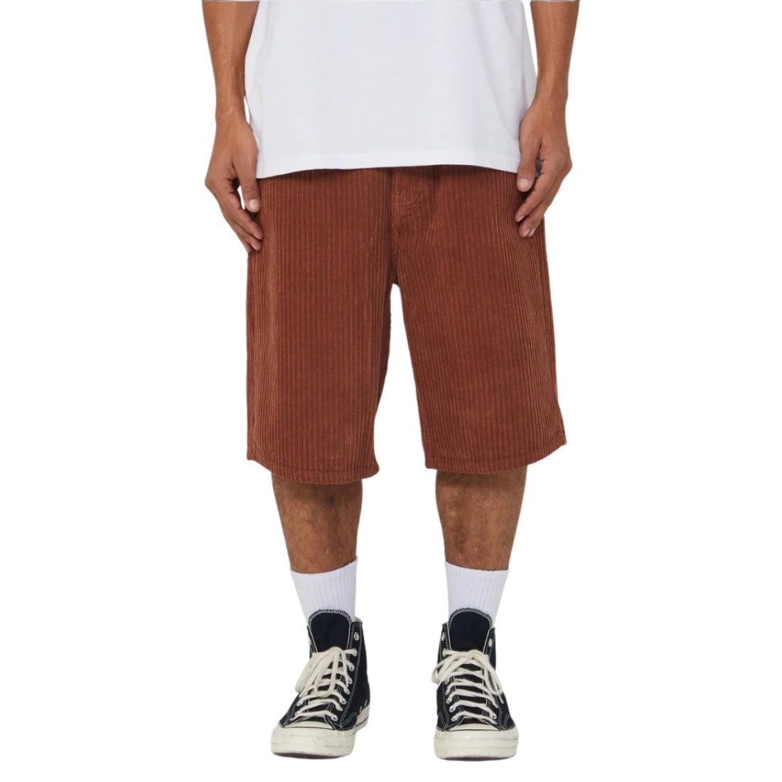 Huf Cromer Corduroy Shorts - Sierra - Mens Denim Shorts by Huf