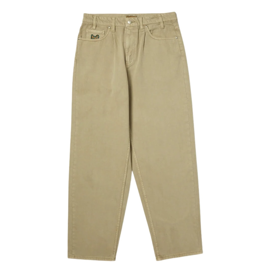 Huf Cromer Washed Pant - Desert - Mens Relaxed/Loose Denim Jeans by Huf
