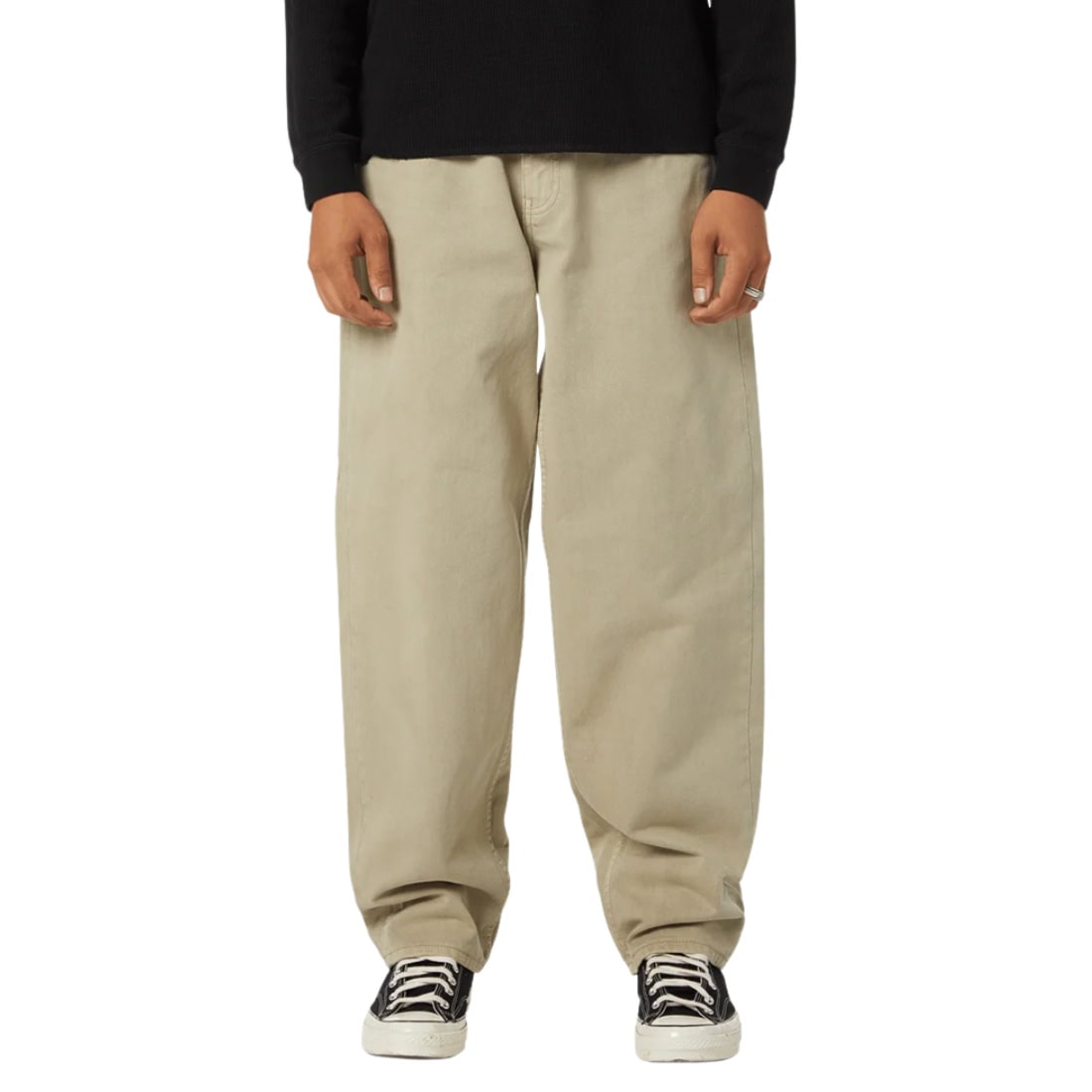 Huf Cromer Washed Pant - Desert - Mens Relaxed/Loose Denim Jeans by Huf