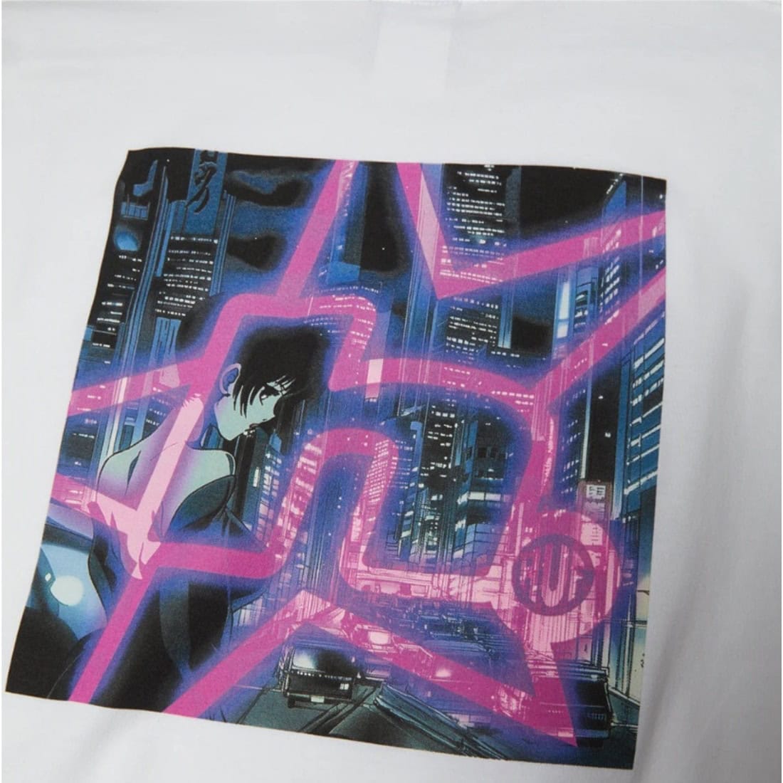 Huf Cyberpunk T-Shirt - White - Mens Graphic T-Shirt by Huf