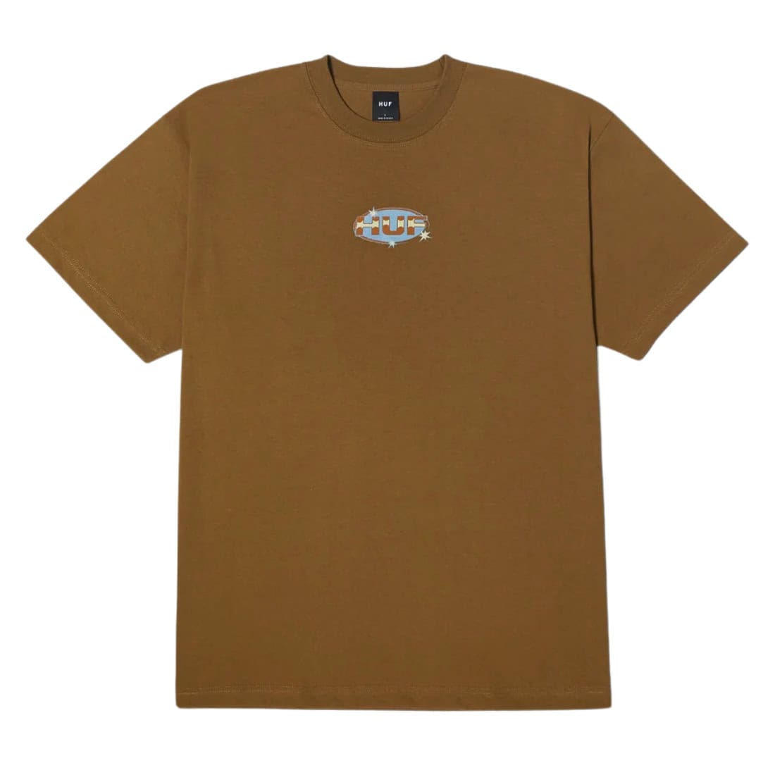 Huf Dawg T-Shirt - Mud - Mens Graphic T-Shirt by Huf XL