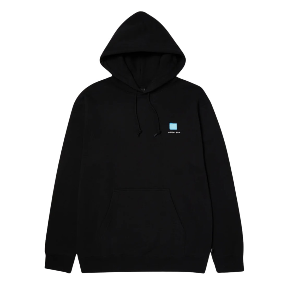 Huf Desktop Pullover Hoodie - Black - Mens Pullover Hoodie by Huf