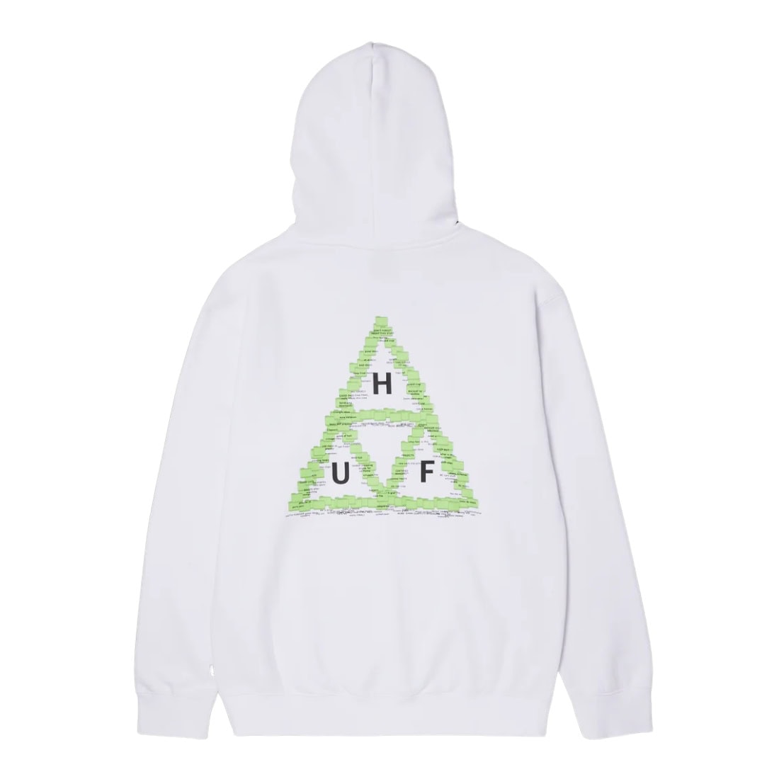 Huf Desktop Pullover Hoodie - White - Mens Pullover Hoodie by Huf