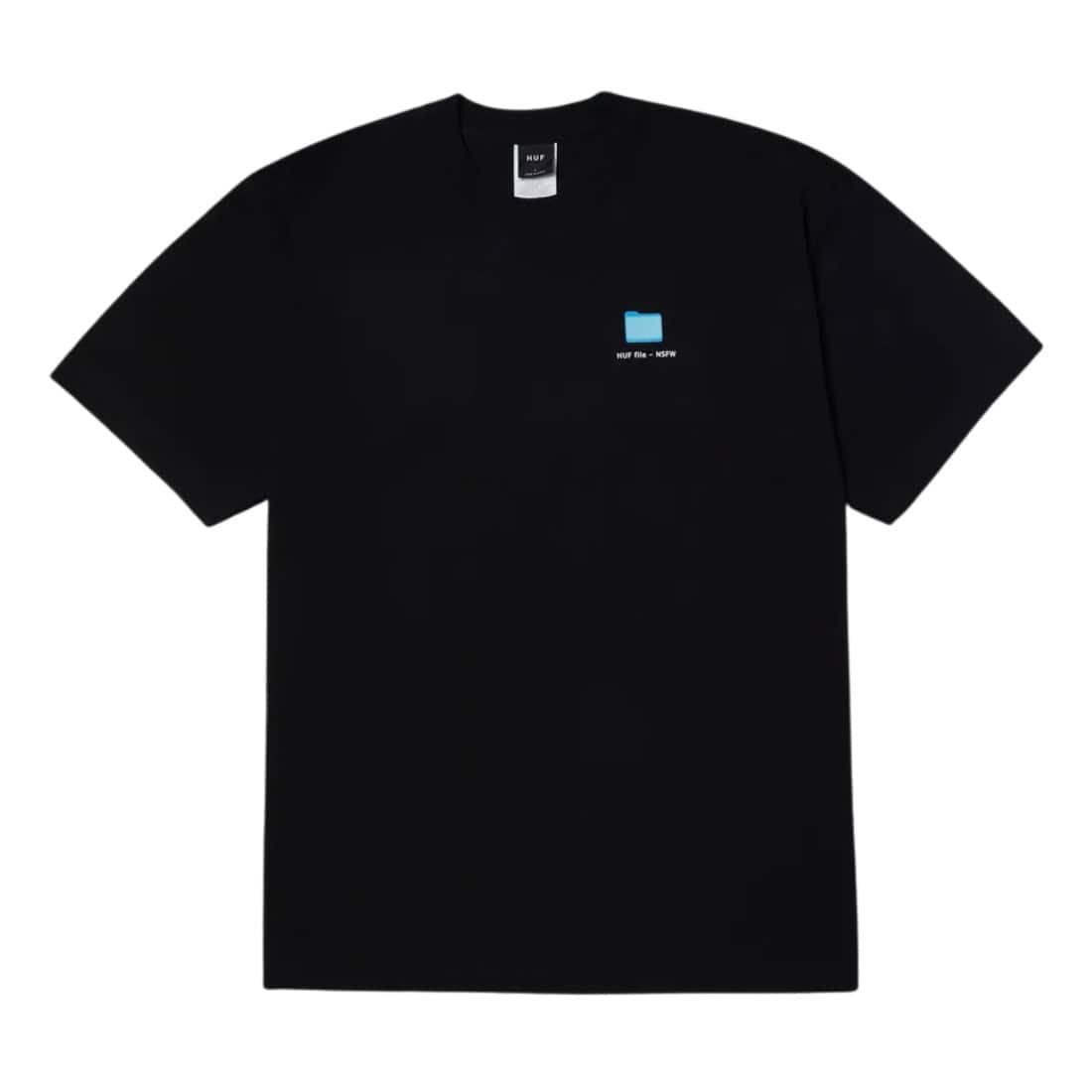 Huf Desktop T-Shirt - Black - Mens Graphic T-Shirt by Huf