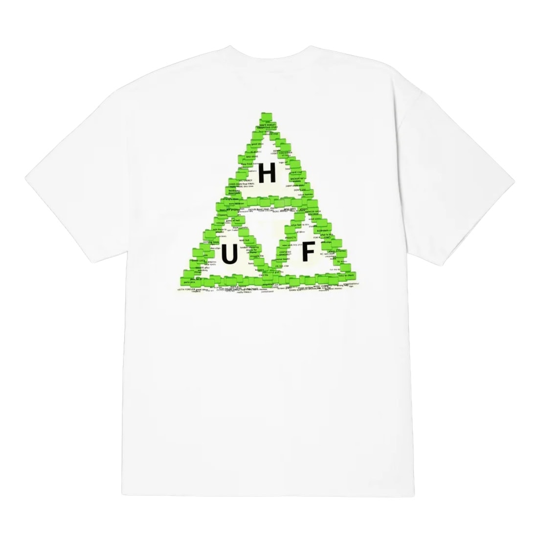 Huf Desktop T-Shirt - White - Mens Graphic T-Shirt by Huf