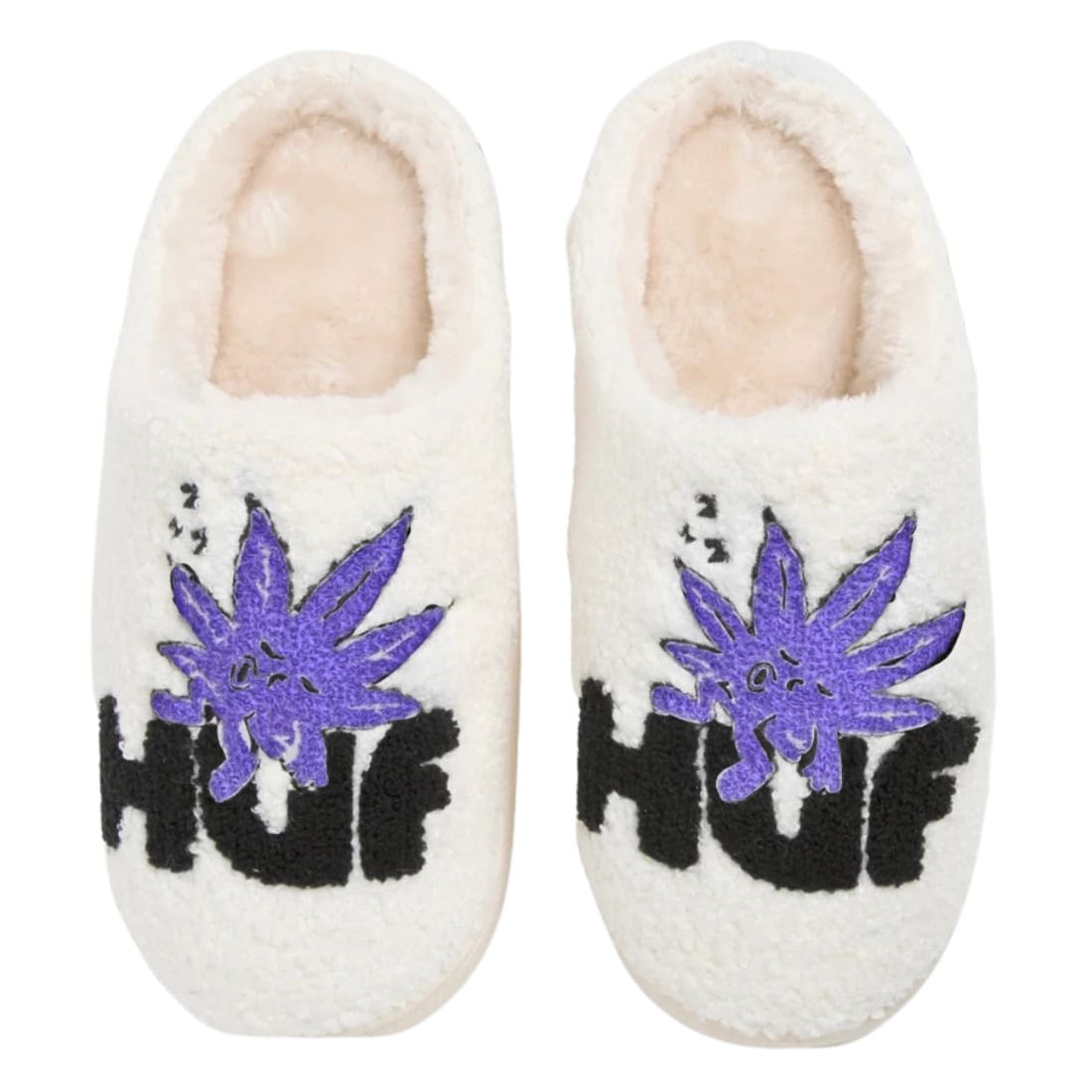 Huf Fuzzy Slipper - Cream