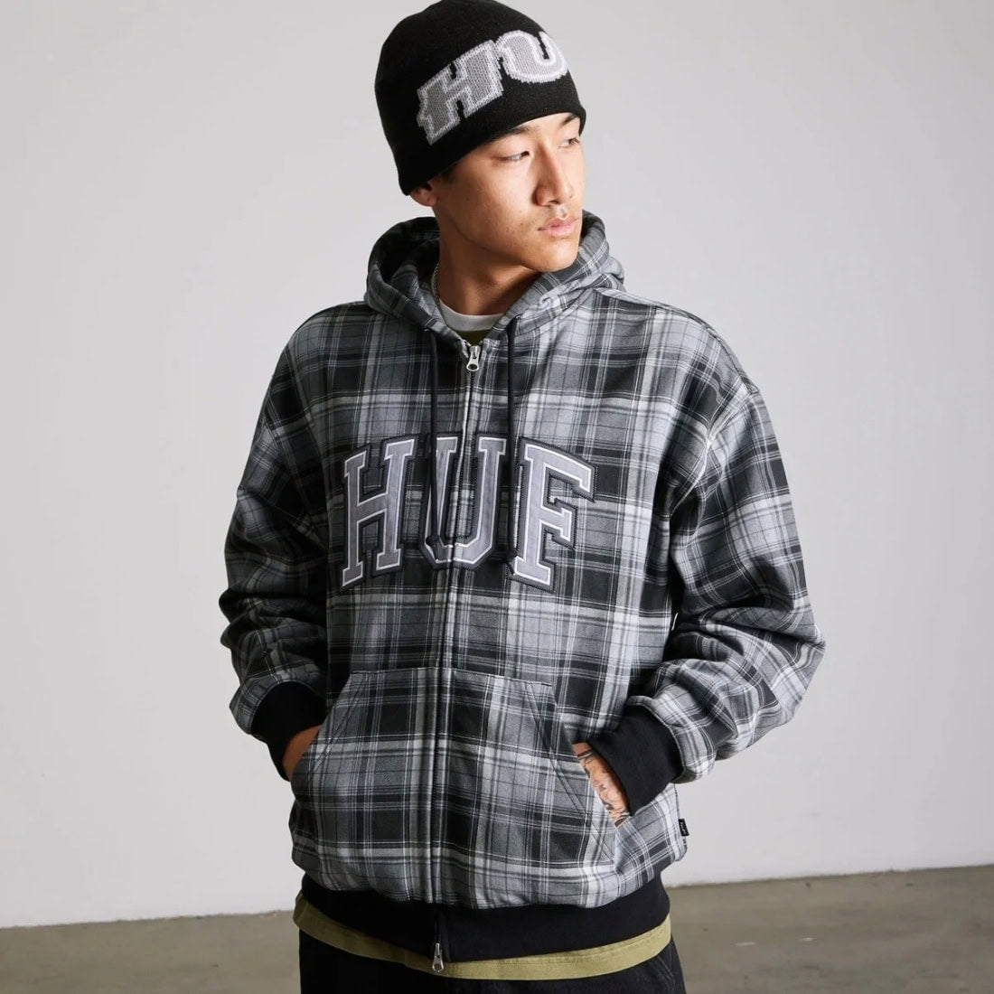 Huf Galaxy Skull Beanie - Black - Basic Beanie by Huf