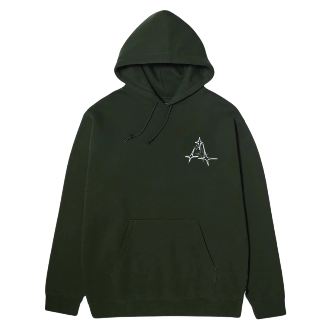 Huf Gleam Pullover Hoodie Hunter Green Free UK Delivery Yakwax