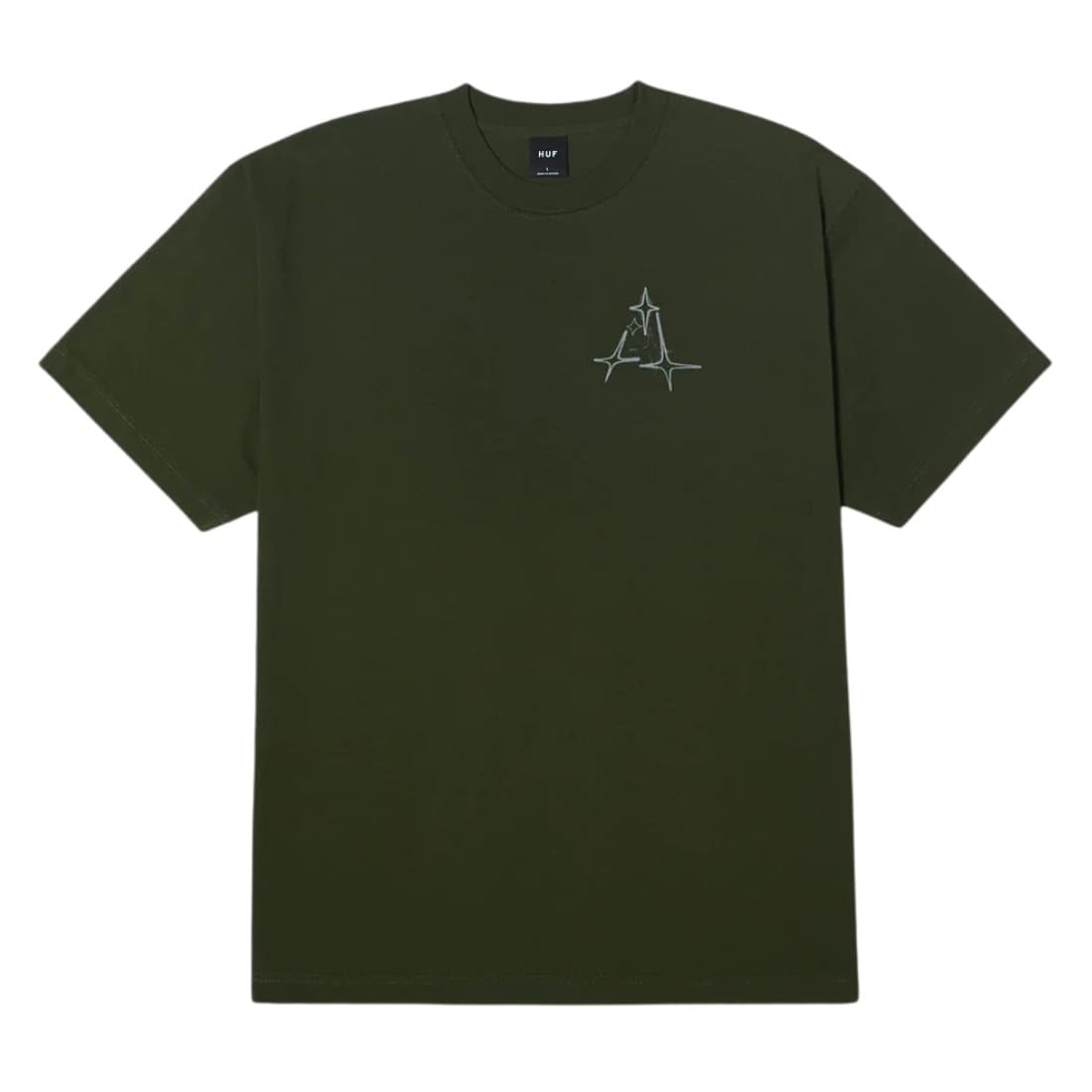 Huf Gleam T-Shirt - Hunter Green - Mens Skate Brand T-Shirt by Huf