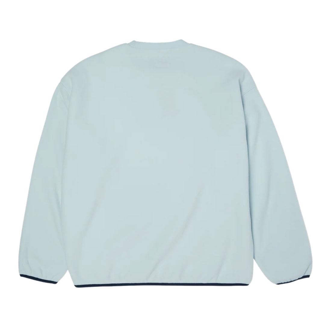 Huf H Dot Polar Fleece Crew - Sky - Mens Crew Neck Sweatshirt by Huf
